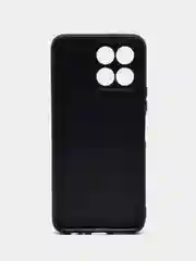 Серый металлик чехол на Honor X6 (Хонор Х6), с рисунком