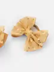 Золотой бантики на резинке / Школьные банты /