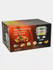 Пароварка GFGRIL GFS-7DSS, 9 л, 6 программ, 3 уровня, долив воды