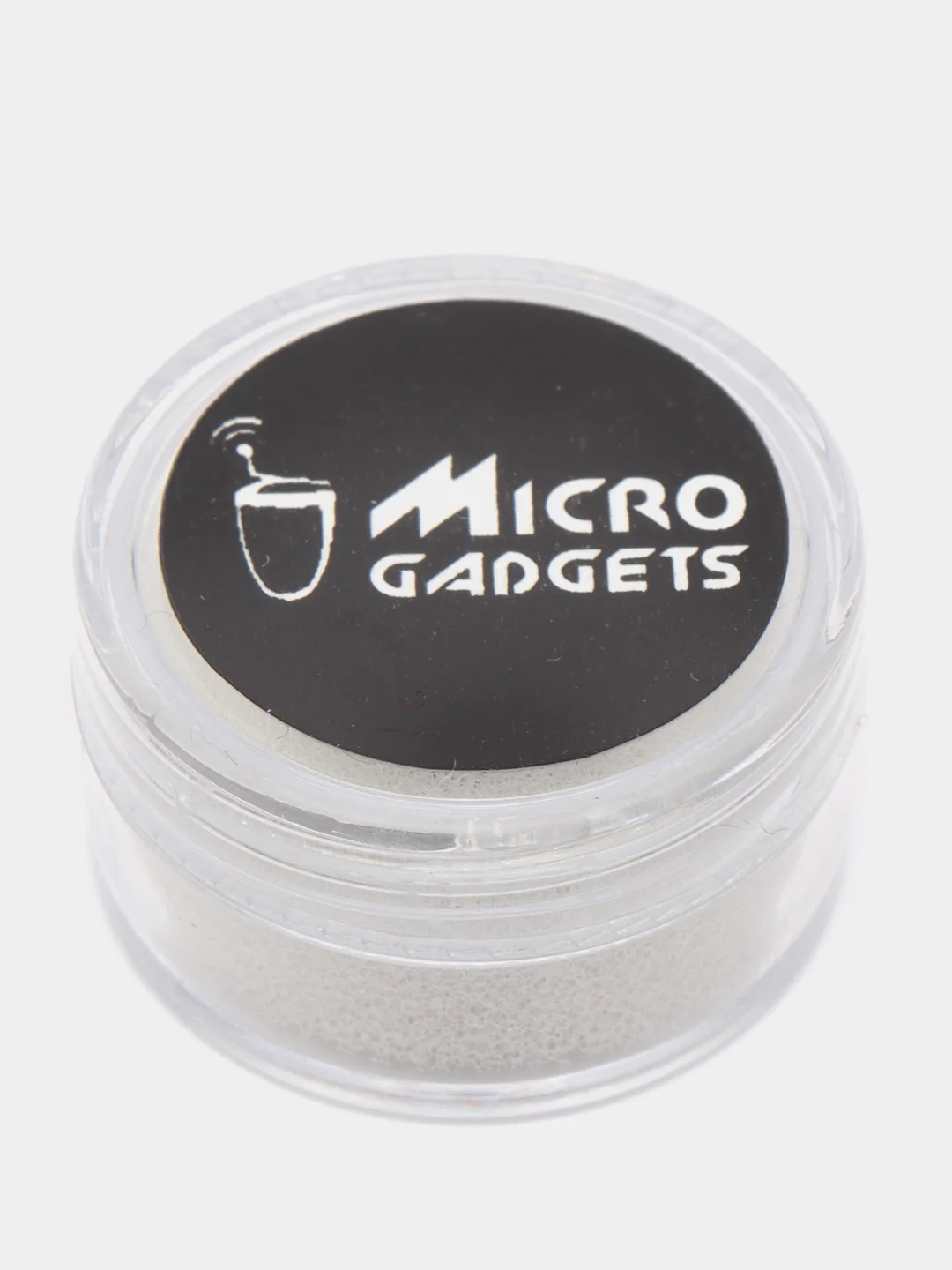 Белый микронаушник магнитный Microgadgets Bluetooth Pro на аккумуляторе, с кнопкой-пищалкой