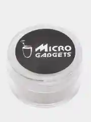 Белый микронаушник магнитный Microgadgets Bluetooth Pro на аккумуляторе, с кнопкой-пищалкой