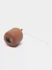 Белый микронаушник магнитный Microgadgets Bluetooth Pro на аккумуляторе, с кнопкой-пищалкой
