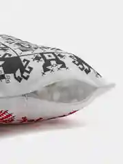 Красный подушка диванная, декоративная, на молнии, Татарстан, Татарча, Этно, Сканди