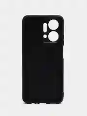 Тёмно-коричневый чехол с рисунком на Honor X7a (Хонор Х7а)