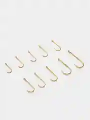 Желтый крючки рыболовные, набор - 50 штук (размеры 3, 4, 5, 6, 7, 8, 9, 10, 11, 12 по 5 шт. каждого)
