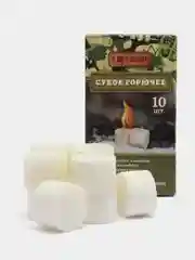 Зеленый сухое горючее, 5 и 10 таблеток, розжиг