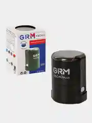 Оснастка для печатей, оттиск D=40 мм, синий, Grm 46040, корпус черный, крышка, подушка