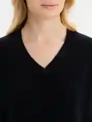 Черный свитер женский