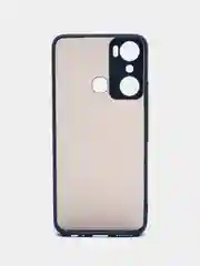 Темно-синий чехол для Infinix Hot 20i / Инфиникс Хот 20Ай, пластиковый, матовый