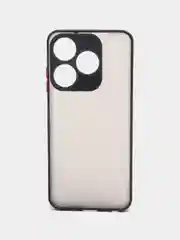 Черный чехол Tecno Spark 10 / 10C, Спарк 10 / 10С, пластиковый, матовый