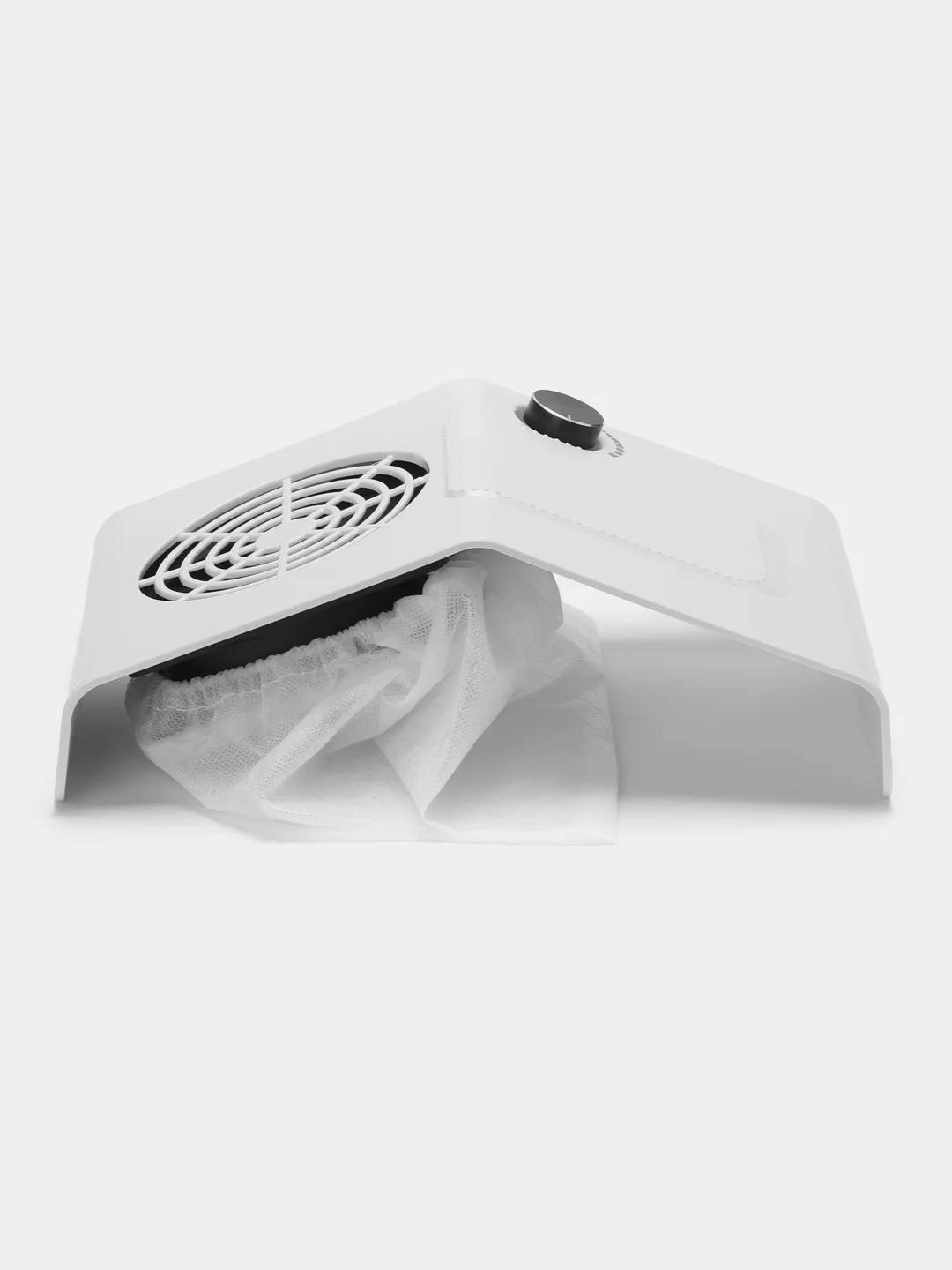 Белый пылесос для маникюра с регулятором, 80W, вытяжка
