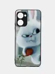 Белый чехол с рисунком на Realme 10 Pro 5G (Реалми 10 Про 5G)
