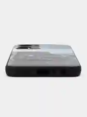 Тёмно-коричневый чехол с рисунком на Realme 10 4G (Реалми 10 4G)