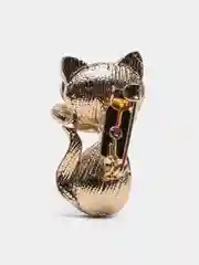 Золотой брошь "Кошка"