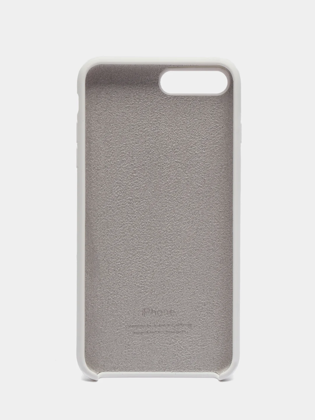 Белый чехол для iPhone 7 Plus / 8 Plus силиконовый, Silicone case