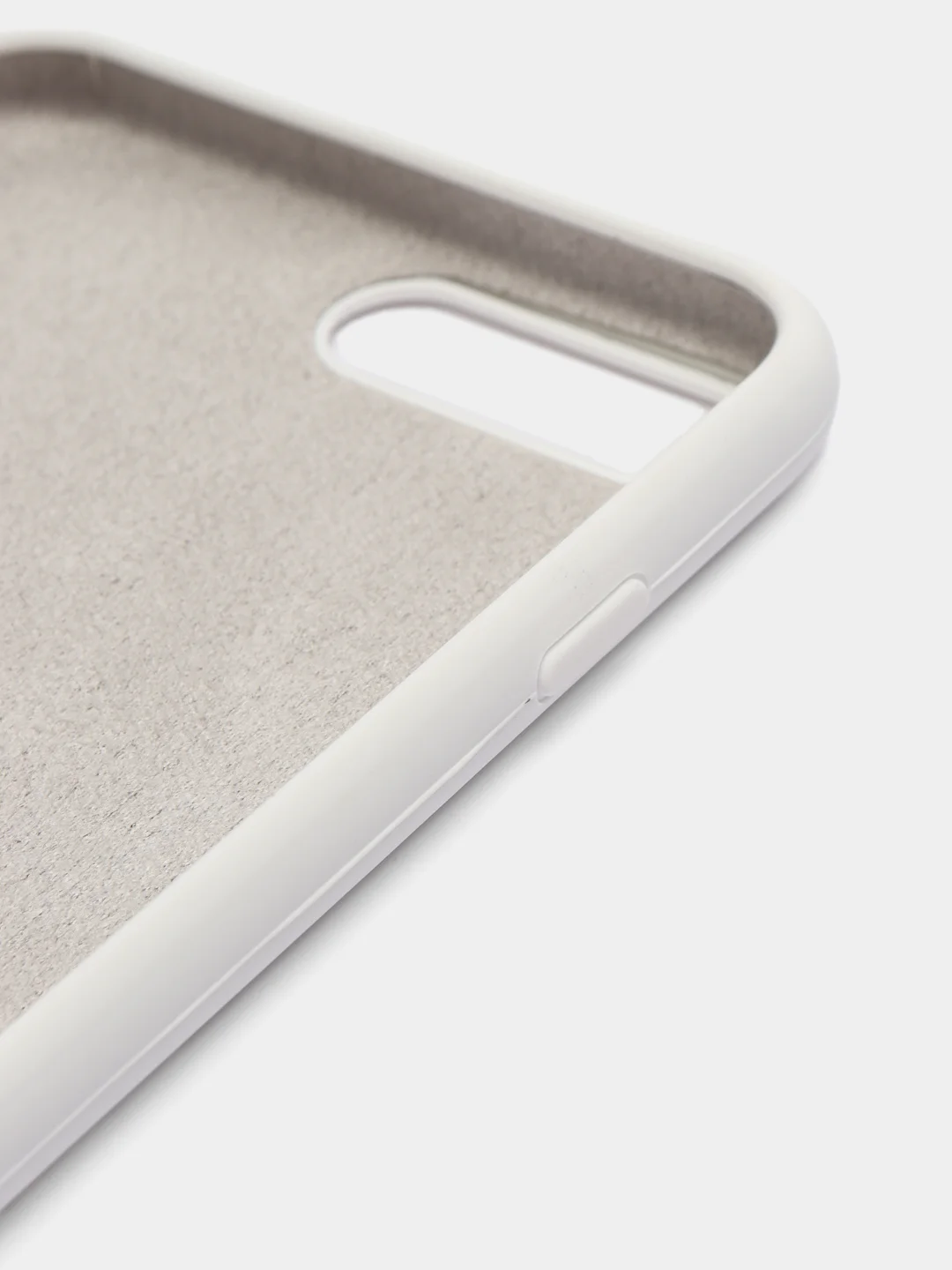 Белый чехол для iPhone 7 Plus / 8 Plus силиконовый, Silicone case