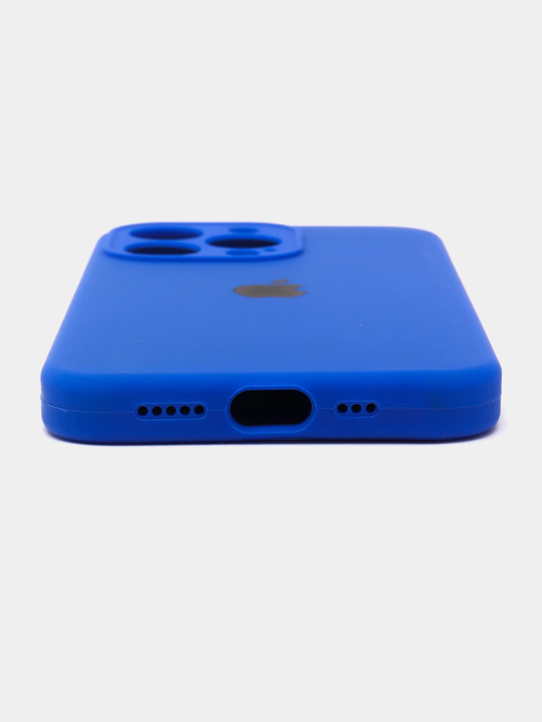 Индиго чехол Silicone Case iPhone 11, 13, 14, Pro, Max, с закрытым низом, айфон, силикон кейс