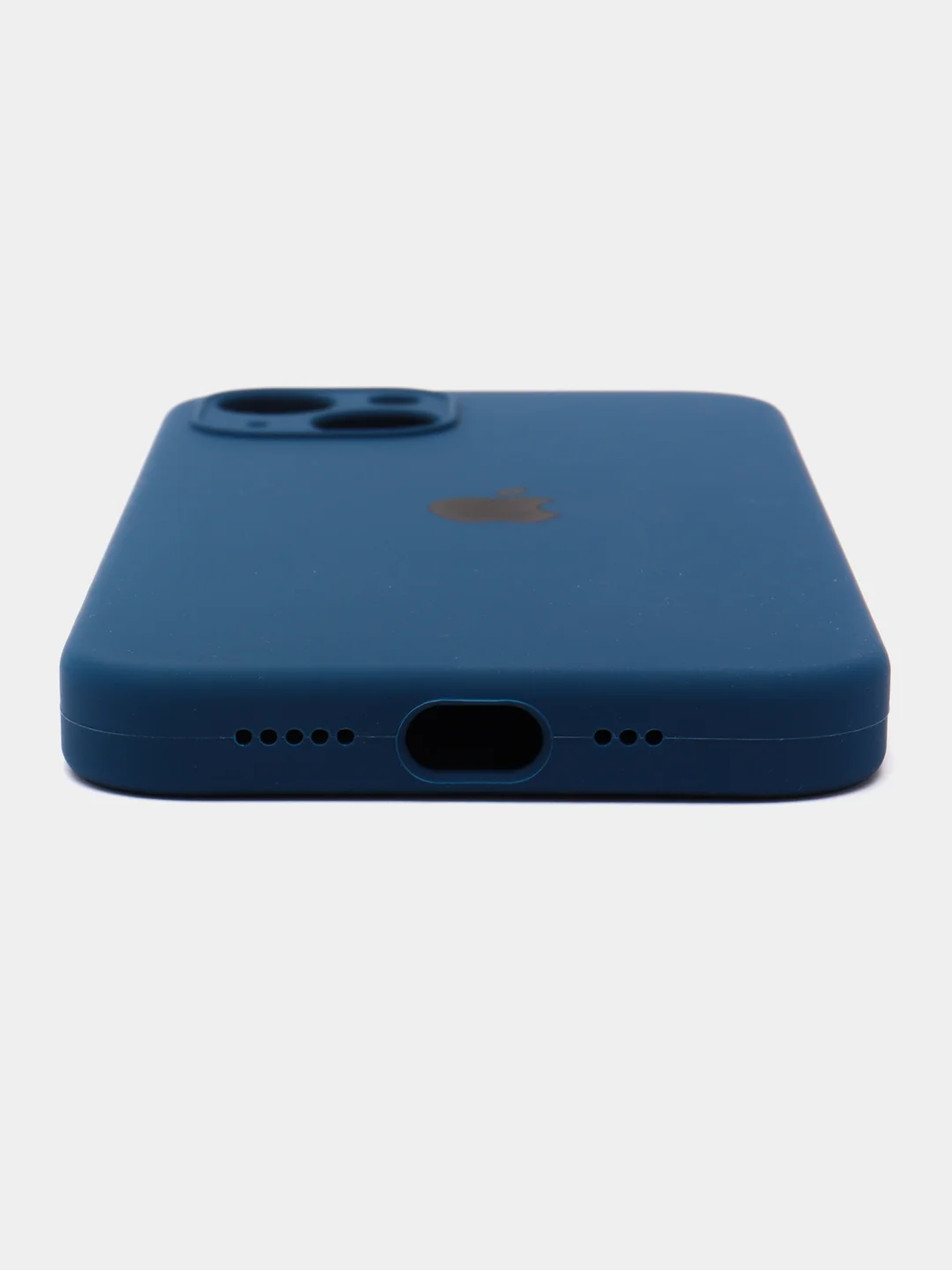 Индиго чехол Silicone Case iPhone 11, 13, 14, Pro, Max, с закрытым низом, айфон, силикон кейс