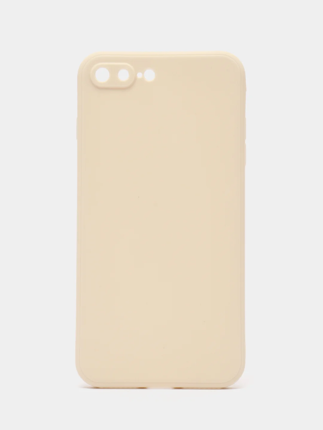 Молочный чехол для Apple iPhone 7 Plus 7+, 8 Plus 8+ (Айфон 7 Плюс, 8 Плюс), c защитой камеры