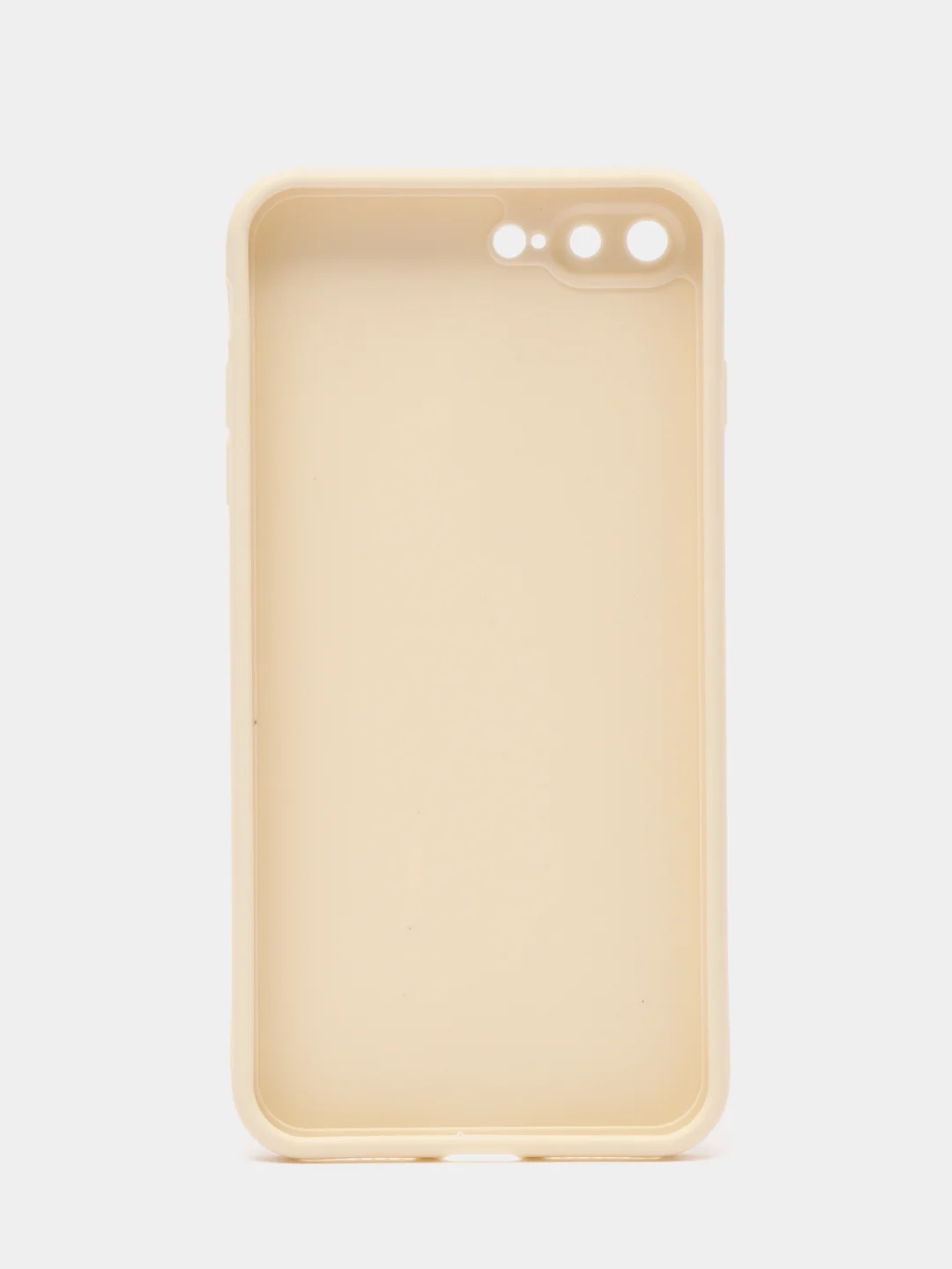 Молочный чехол для Apple iPhone 7 Plus 7+, 8 Plus 8+ (Айфон 7 Плюс, 8 Плюс), c защитой камеры