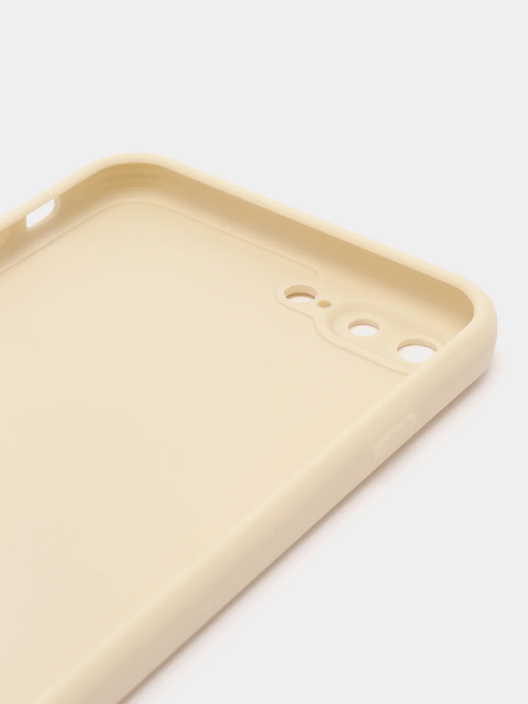 Молочный чехол для Apple iPhone 7 Plus 7+, 8 Plus 8+ (Айфон 7 Плюс, 8 Плюс), c защитой камеры