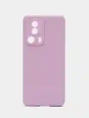 Лавандовый чехол для Xiaomi 13 Lite силиконовый (Ксиоми 13 лайт), силиконовый, c защитой камеры