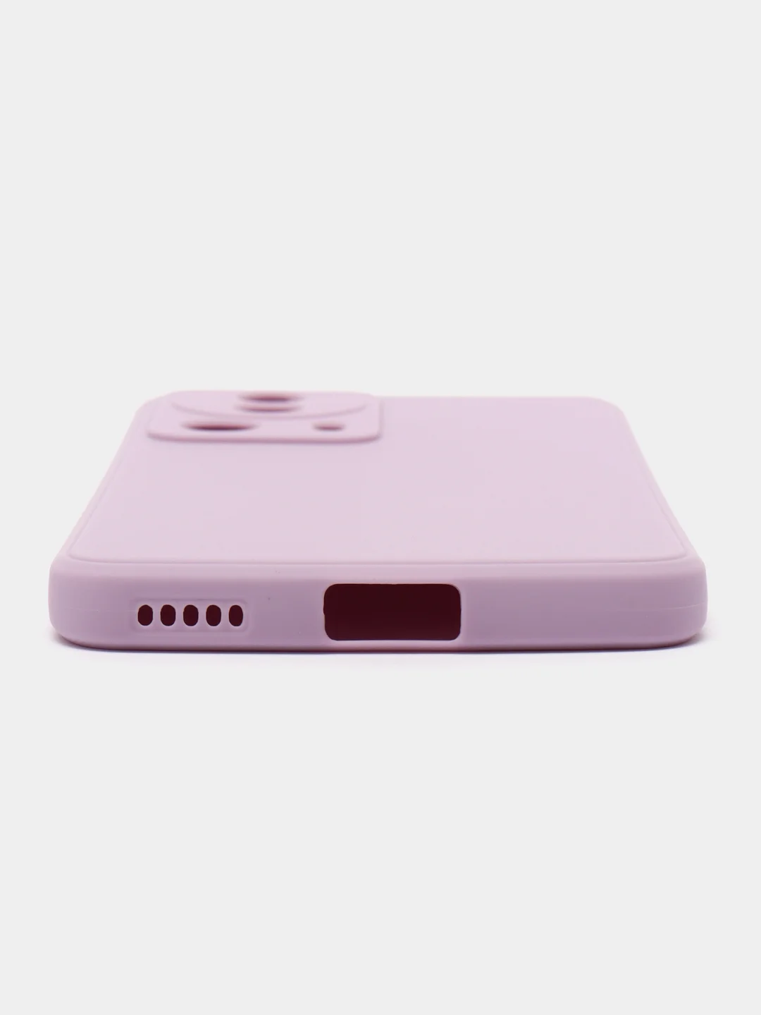 Лавандовый чехол для Xiaomi 13 Lite силиконовый (Ксиоми 13 лайт), силиконовый, c защитой камеры