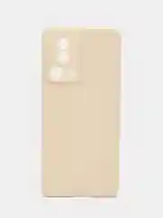 Молочный чехол для Xiaomi 13 Lite силиконовый (Ксиоми 13 лайт), силиконовый, c защитой камеры