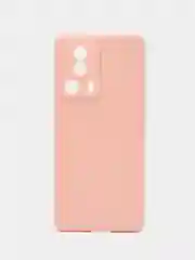 Пудровый чехол для Xiaomi 13 Lite силиконовый (Ксиоми 13 лайт), силиконовый, c защитой камеры