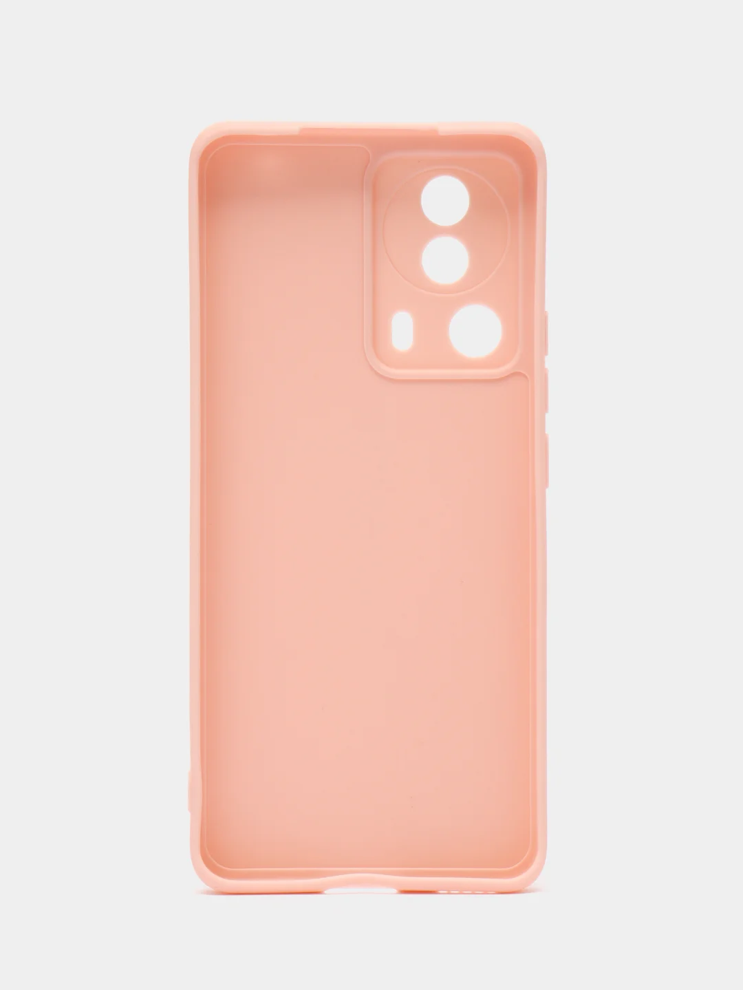 Пудровый чехол для Xiaomi 13 Lite силиконовый (Ксиоми 13 лайт), силиконовый, c защитой камеры