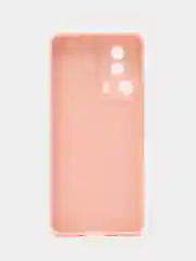Пудровый чехол для Xiaomi 13 Lite силиконовый (Ксиоми 13 лайт), силиконовый, c защитой камеры