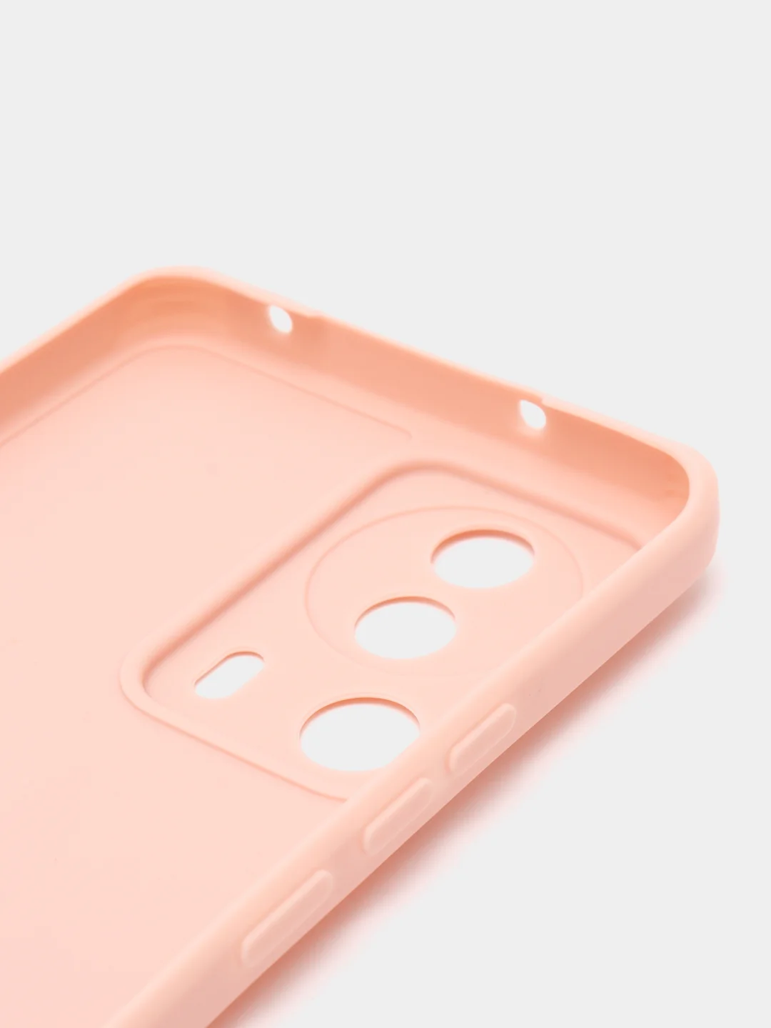 Пудровый чехол для Xiaomi 13 Lite силиконовый (Ксиоми 13 лайт), силиконовый, c защитой камеры