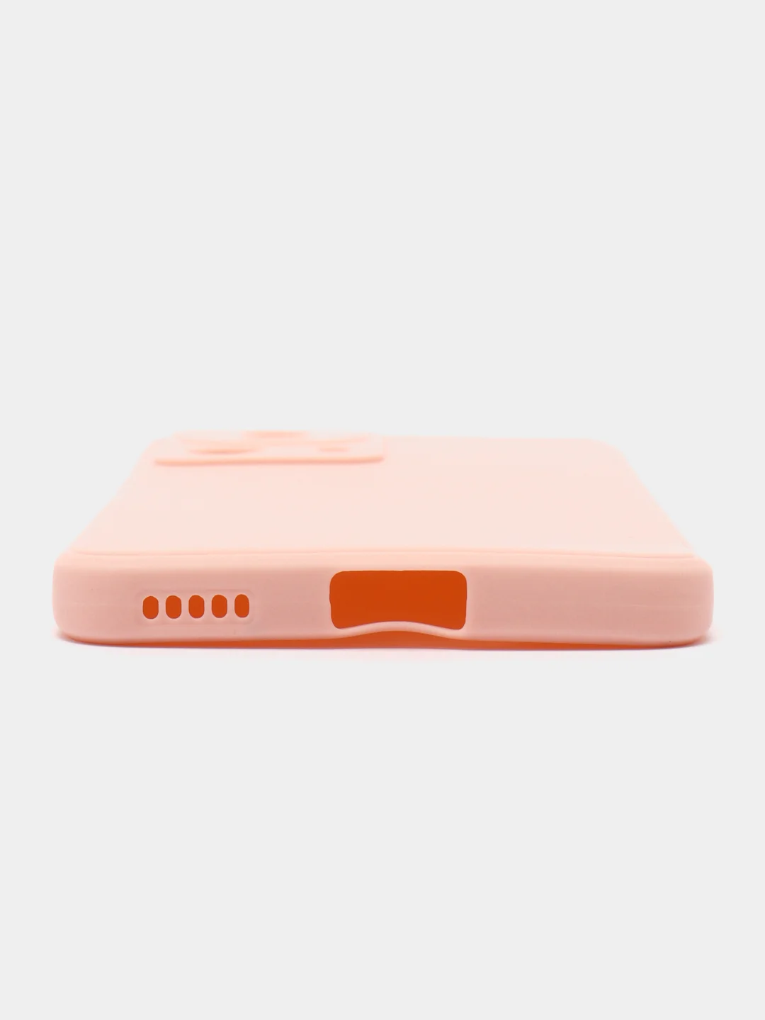 Пудровый чехол для Xiaomi 13 Lite силиконовый (Ксиоми 13 лайт), силиконовый, c защитой камеры