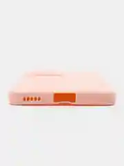 Пудровый чехол для Xiaomi 13 Lite силиконовый (Ксиоми 13 лайт), силиконовый, c защитой камеры