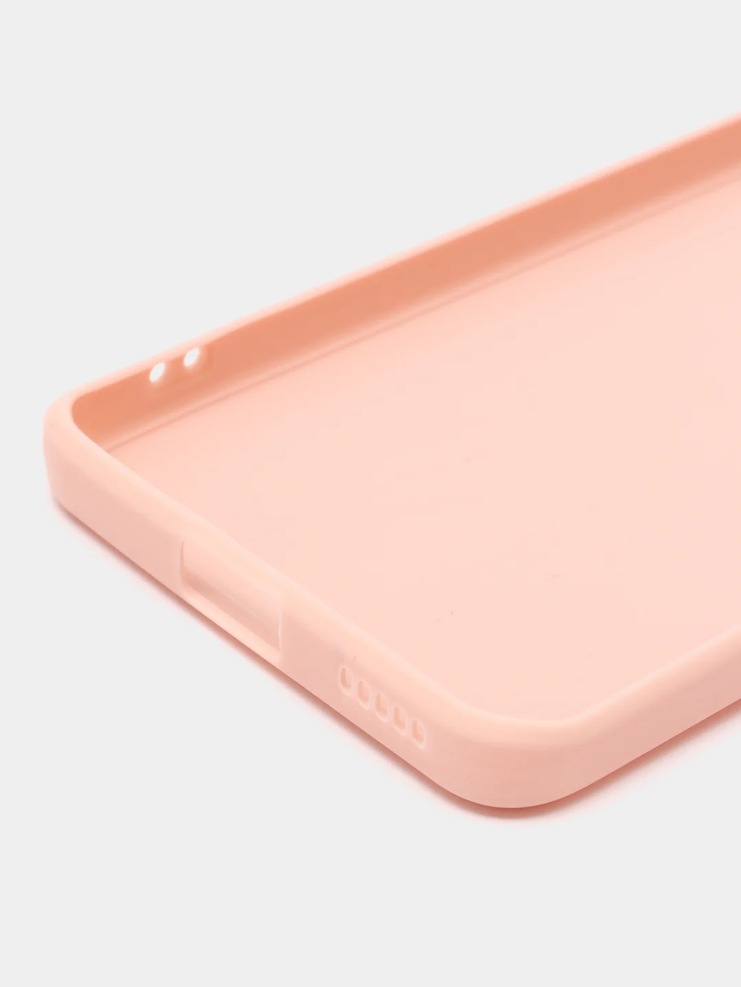 Пудровый чехол для Xiaomi 13 Lite силиконовый (Ксиоми 13 лайт), силиконовый, c защитой камеры