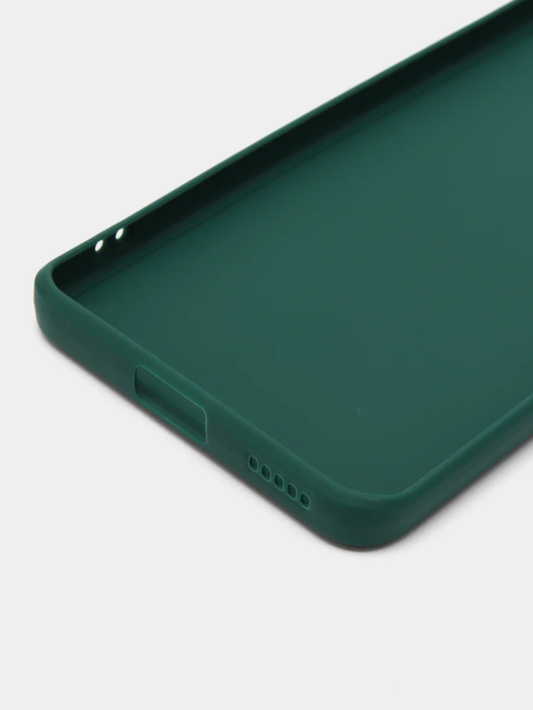 Тёмно-зелёный чехол для Xiaomi 13 Lite силиконовый (Ксиоми 13 лайт), силиконовый, c защитой камеры