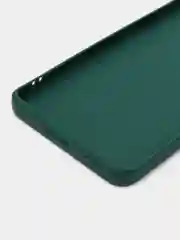 Тёмно-зелёный чехол для Xiaomi 13 Lite силиконовый (Ксиоми 13 лайт), силиконовый, c защитой камеры