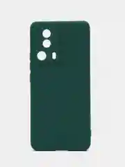 Тёмно-зелёный чехол для Xiaomi 13 Lite силиконовый (Ксиоми 13 лайт), силиконовый, c защитой камеры