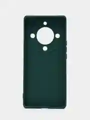 Тёмно-зелёный чехол для Huawei Honor X9A, X, 9A, силиконовый  (Хонор х9а), силиконовый, c защитой камеры