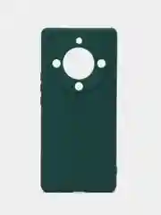 Тёмно-зелёный чехол для Huawei Honor X9A, X, 9A, силиконовый  (Хонор х9а), силиконовый, c защитой камеры