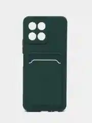 Тёмно-зелёный силиконовый чехол для Honor X6 4G, X8 5G 2022, 70 Lite (Хонор Икс6 4Ж, Икс8 5Ж, 70 Лайт)