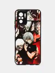 Коралловый меланж чехол с рисунком на Poco M5s, Xiaomi Redmi Note 10 и Note 10S (Поко М5с и Редми Нот 10)