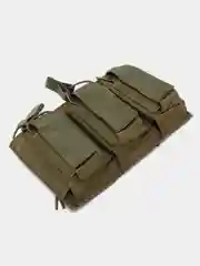 Лесной зеленый подсумок для магазина от автомата и пистолета, 4 кармана