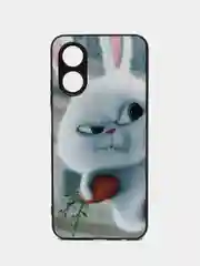 Белый чехол для Oppo A17 (Оппо А17), с рисунком