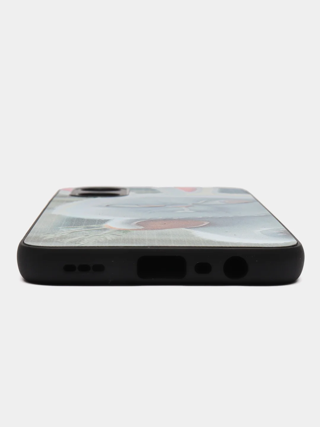 Белый чехол для Oppo A17 (Оппо А17), с рисунком