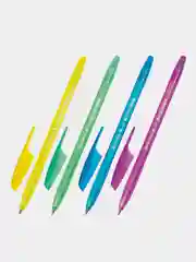 Ручка шариковая Brauberg X-333 Neon, синяя, комплект 50 штук, корпус ассорти, 880409