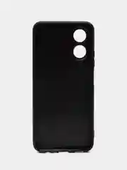 Серый металлик чехол для Oppo A17 (Оппо А17), с рисунком