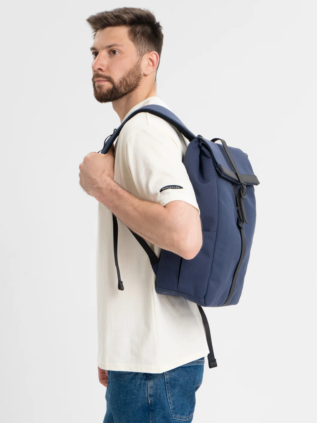 Белый рюкзак Xiaomi 90 Points Grinder Oxford Casual Backpack