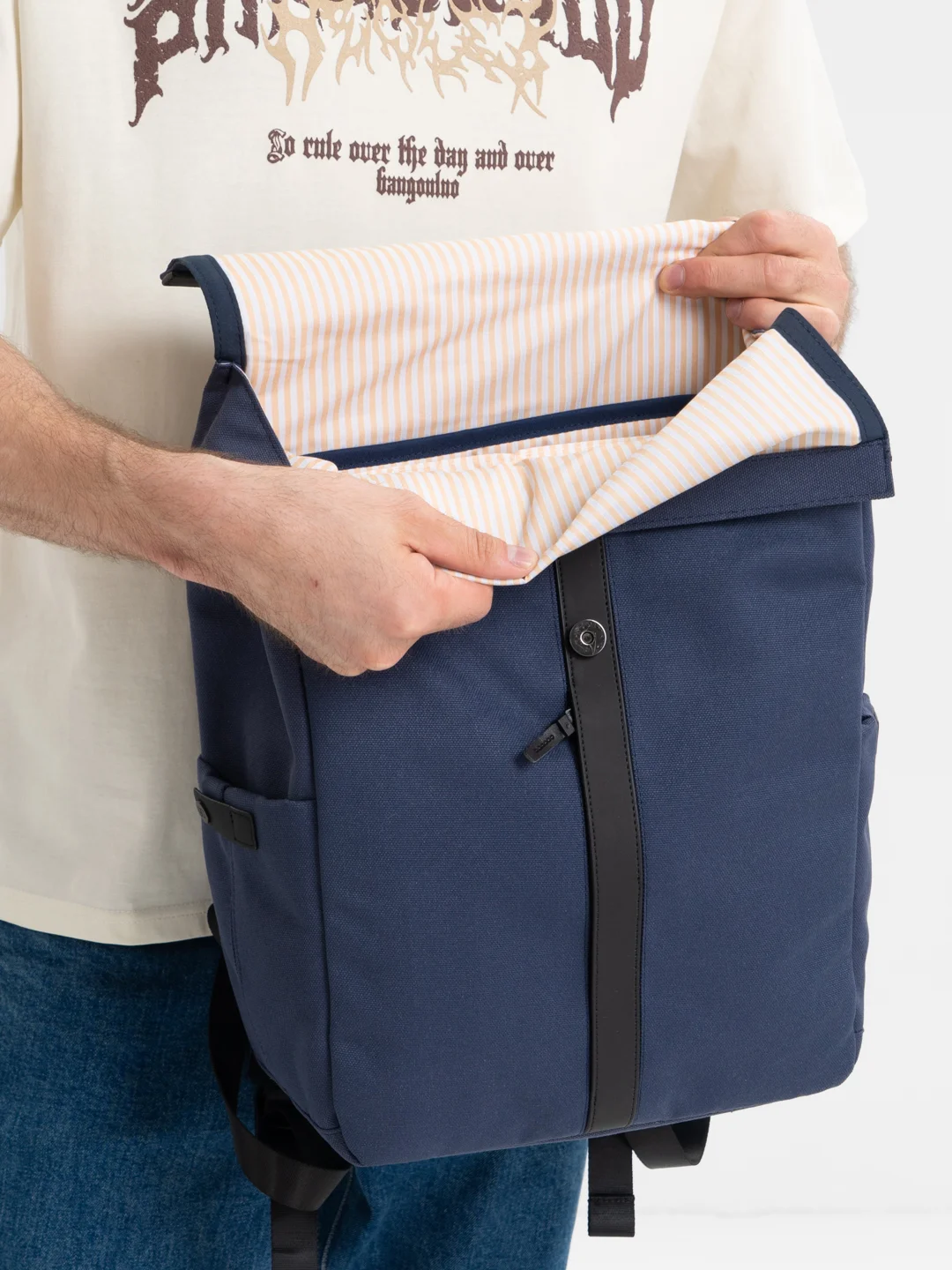 Белый рюкзак Xiaomi 90 Points Grinder Oxford Casual Backpack