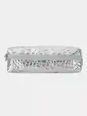 Пенал-косметичка Brauberg, крокодиловая кожа, 20х6х4 см, Ultra silver, 270851